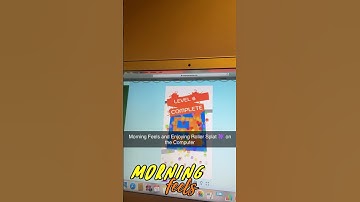 Morning Feels and Enjoying Roller Splat 🫟 on the Computer