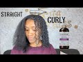 STRAIGHT TO CURLY WASH DAY ROUTINE FT. CURLSMITH REHAB BOND TREATMENT