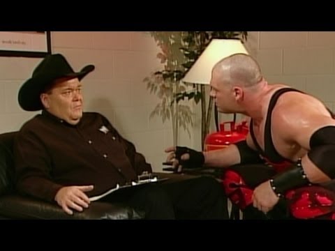 Kane attacks Jim Ross: Raw, July 14, 2003