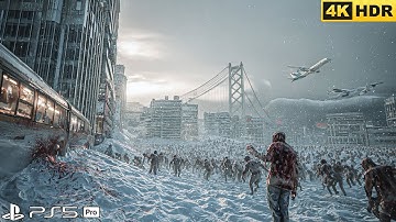 SURVIVING IN FROZEN ZOMBIES CITY  (PS5 PRO) Immersive Realistic ULTRA Graphics (4K 60FPS HDR)