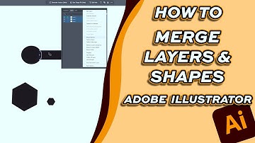 How to Merge Layers and Shapes [Adobe Illustrator]