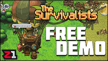 The Survivalists NEW DEMO ! Base Building, Survival and Monkey Automation?! | Z1 Gaming