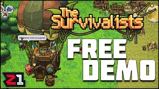 The Survivalists NEW DEMO ! Base Building, Survival and Monkey Automation?! | Z1 Gaming