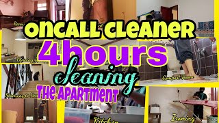 Oncall Cleaner 4 hours cleaning the apartment in saudi arabia