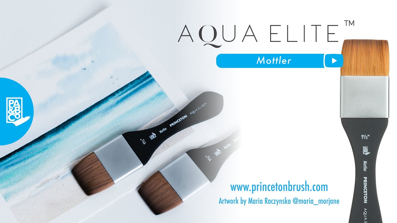 princeceton-aqua-elite-water-colour-brush-choose-your-size-and-shape-by-one