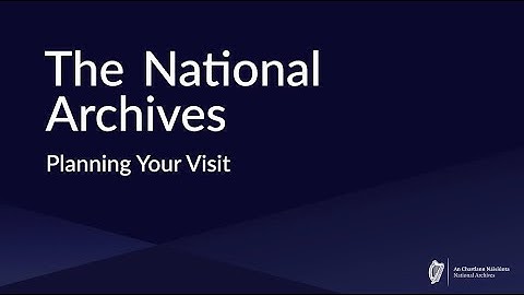 Plan Your Visit to the National Archives.