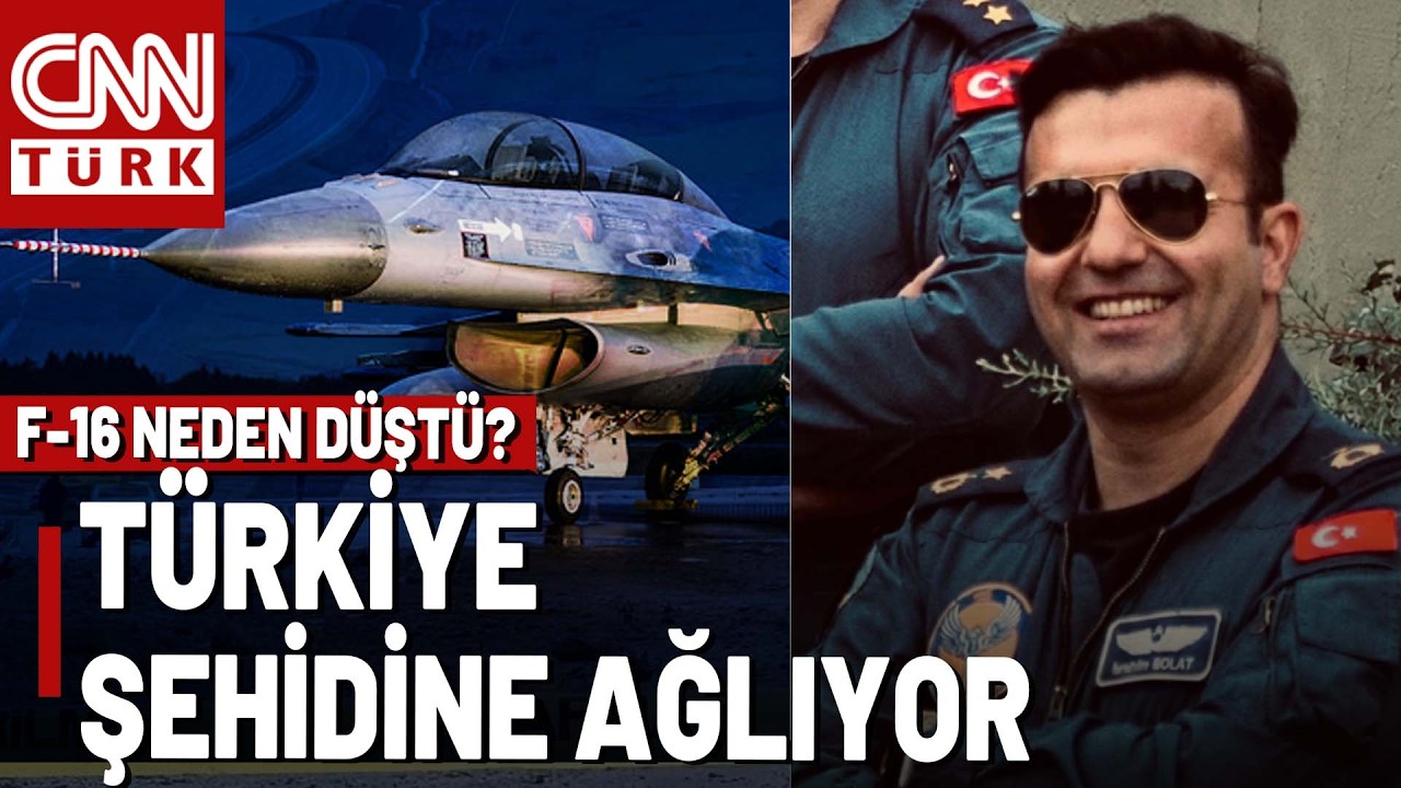 Şehit Pilot İçin Tören Yapıldı, Balıkesir'de F-16 Uçağı Neden Düştü?