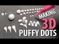 3D Puffy Dot Paint Tests