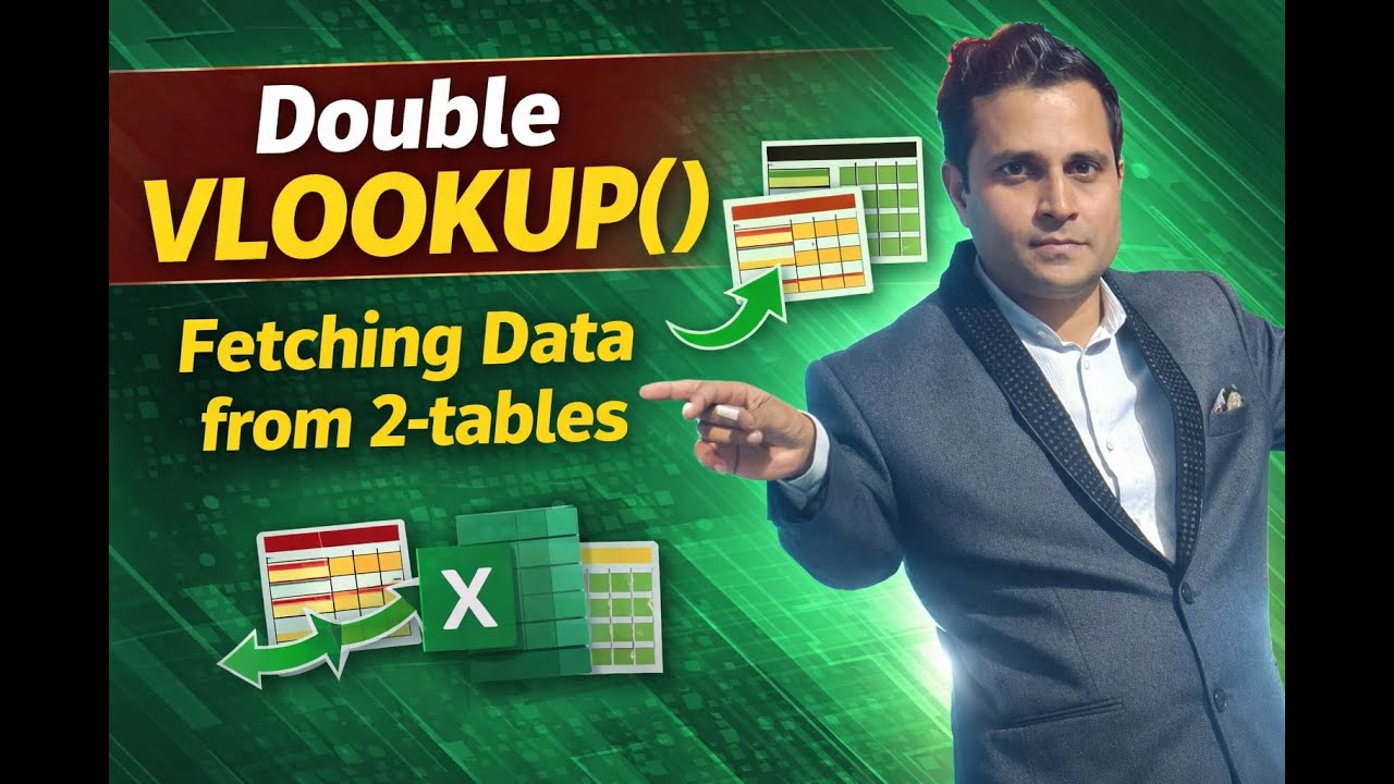 Double Vlookup in MS Excel