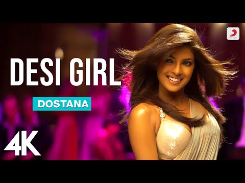 Desi Girl | Dostana | Priyanka Chopra, John Abraham, Abhishek Bachchan |Shankar, Sunidhi, Vishal| 4K