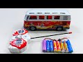 Unboxing Ev Christmas reindeer, remote control RC city bus,RC F1 car,RC Mini Police Car