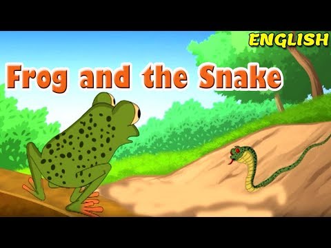 Frog and the Snake  Panchatantra English Moral Stories For Kids  Maha Cartoon TV English