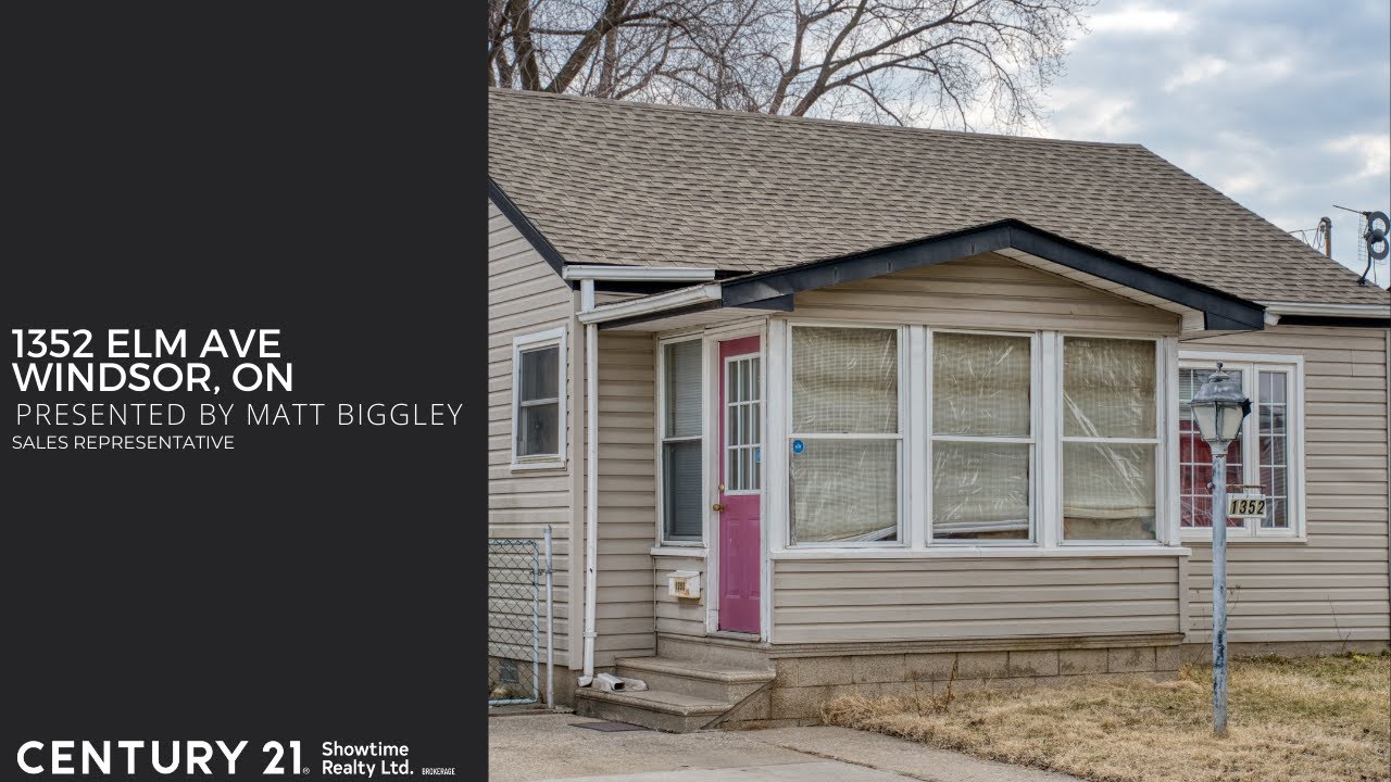 1352 Elm Ave, Windsor ON | Presented By Matt Biggley, Sales Representative