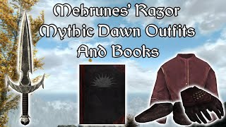 Skyrim: Unique Items Guide #14 - Mehrunes' Razor, Mythic Dawn Outfits And Mythic Dawn Commentaries