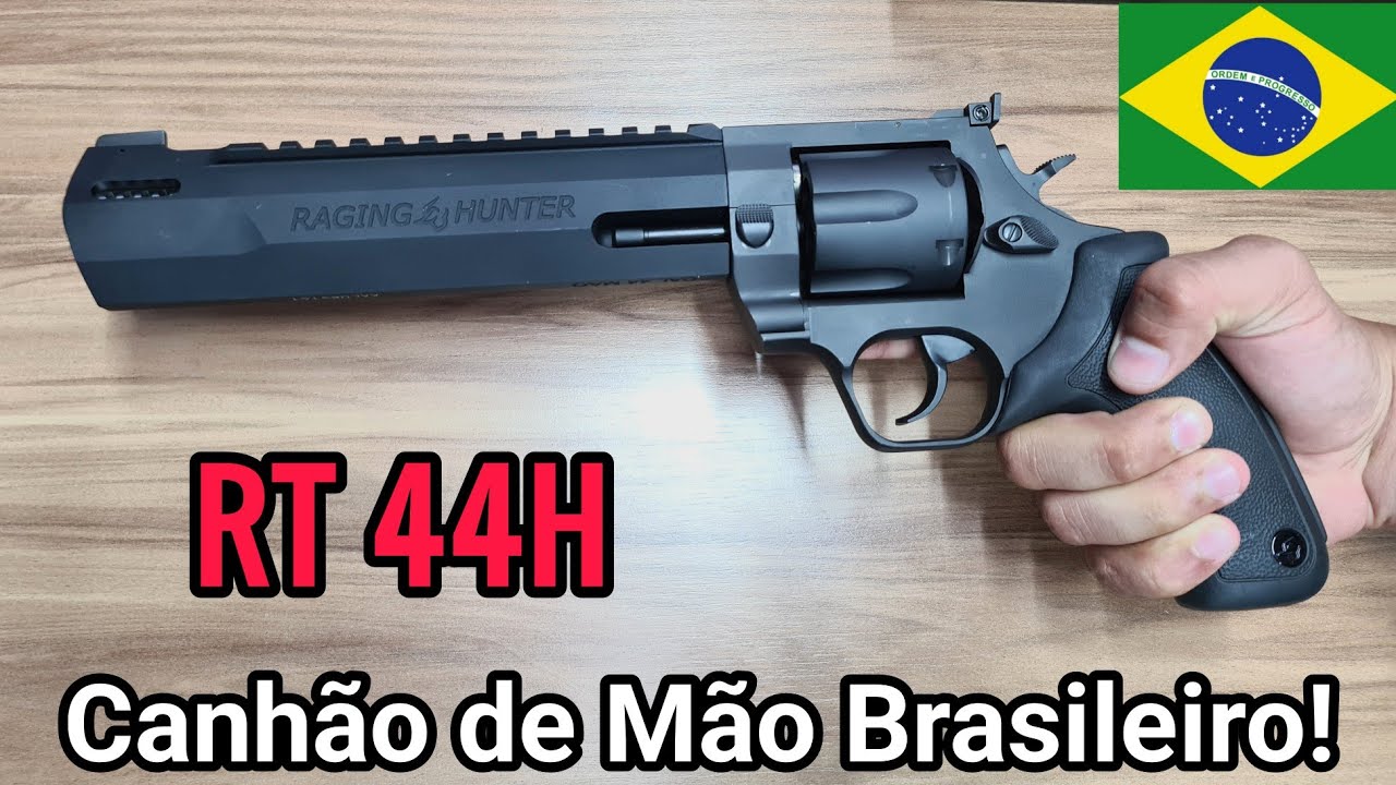 cout  Update  RT 44H - O Canhão de Mão Brasileiro! Revólver Moderno em 44 Magnum Nacional