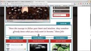 WP for Schools: Part 10 - Homepage and Widgets