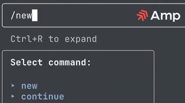 New Slash Commands for Amp CLI: /new & /continue