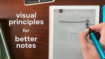 This concept can improve ANY notes (even in B&W) | note-taking & productivity | e-ink