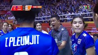 Thailand vs South Korea  Volleyball Women's World Championship 2018