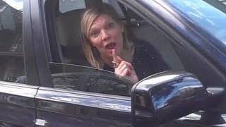 Road rage after caught on her phone - &quot;Do you know who I am? My UNCLE is a very famous politician&quot;