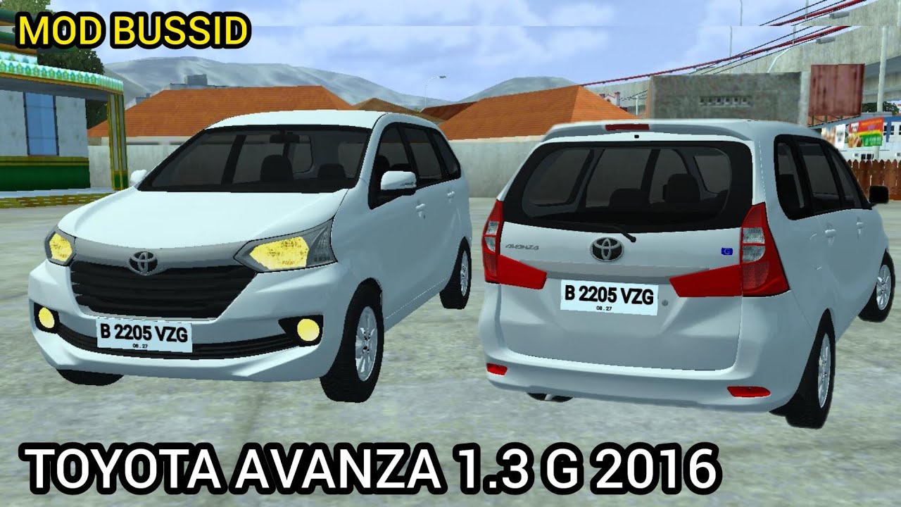 MOD BUSSID TOYOTA AVANZA 1.3 G 2016 - Bus Simulator Indonesia - YouTube