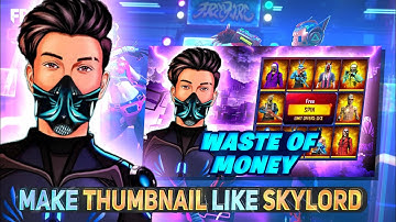 HOW TO MAKE THUMBNAIL LIKE @SKYLORD 🔥 || MAKE THUMBNAIL LIKE SKYLORD 😍 IN ANDROID