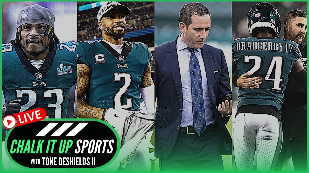 Eagles Free Agency Recap CJ GardnerJohnson Market Crumbling? Chalk