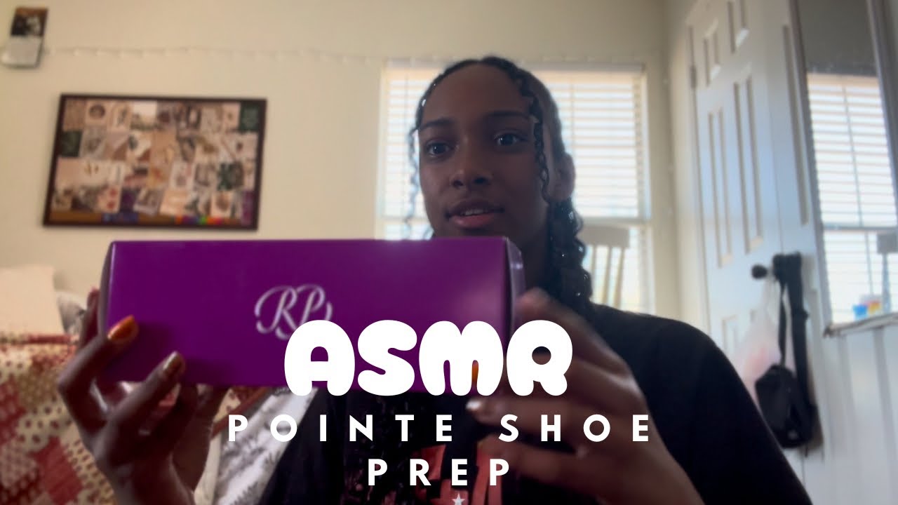 POINTE SHOE PREP & SEWING ASMR