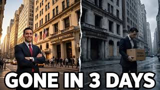 158 Years. 3 Days. Gone.