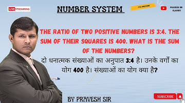 The ratio of two positive numbers is 3:4. The sum of their squares is 400. What is the sum of the nu