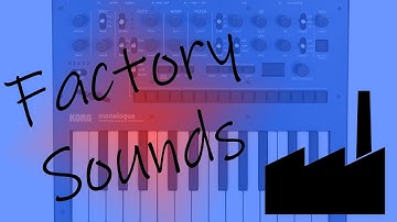 KORG MONOLOGUE - Factory Sounds & Sequences 1-50
