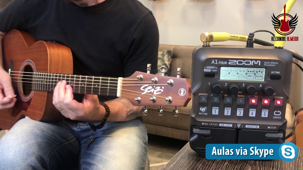 Zoom A1Four - Usando Ritmo e Loop - YouTube