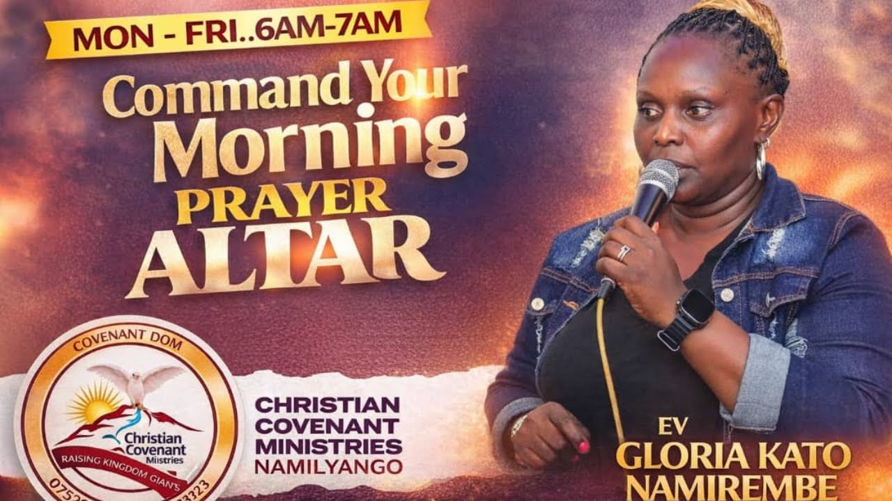 WEDNESDAY COMMAND YOUR MORNING LIVE || EV GLORIA KATO NAMIREMBE