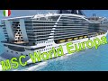 MSC World Europa - Rendering degli interni e in particolare delle cabine