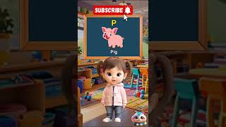 Cartoon girl' A To Z Speaking 🗣️ || ABCD Speaking A Cortoon Girl Teaching A To Z 😃 #virelsh #cartoon