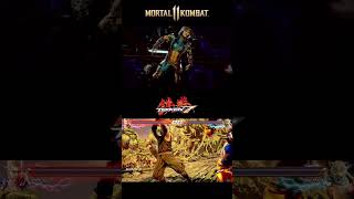 💀 MK11 Fatality vs Tekken 7 Rage Art ⚡ Which One’s Deadlier? 🎮 #tekken7
