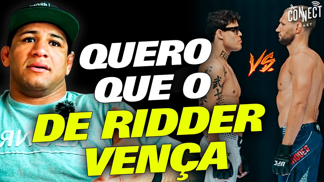 GILBERT DURINHO REVELA SUA TORCIDA E PROGNÓSTICO PARA CAIO BORRALHO VS DE RIDDER!