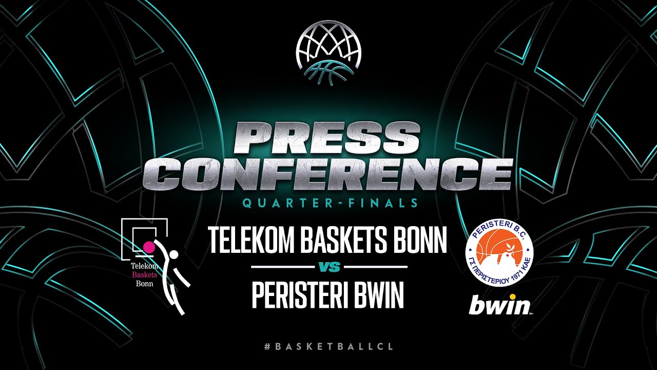 Telekom Baskets Bonn v Peristeri bwin - Press Conference | BCL 2023