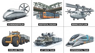 The Weirdest Trains Ever Built Explained In 4 Minutes 