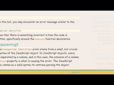 Fixing the SyntaxError: Unexpected Identifier in Discord.js Command Handlers