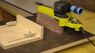 How to make a homemade belt sander table, you can still use it as a portable in seconds. More info and plans: https://www.paoson.