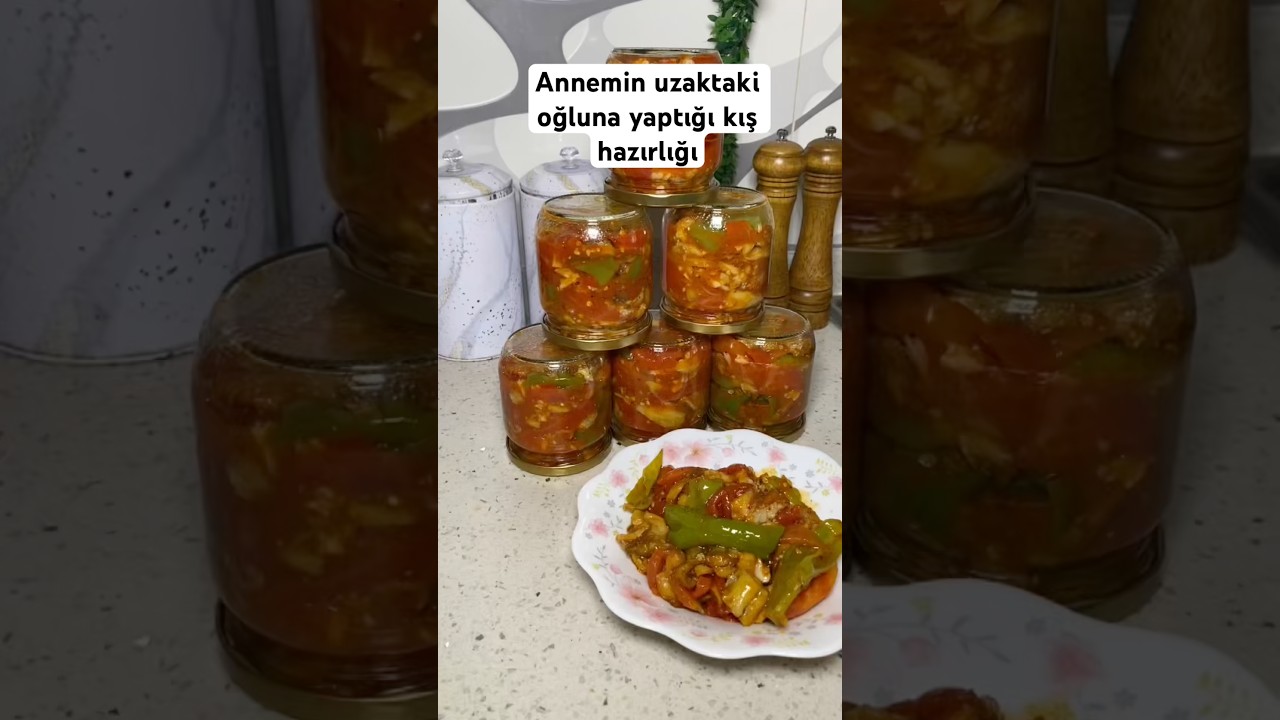 Annemin uzaktaki oğluna yaptığı kış hazırlığı Annemin uzaktaki oğluna yaptığı kış hazırlığı