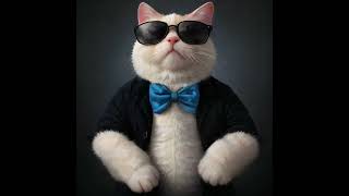 Lucu Kucing Gemoy Pakai Kacamata, Belajar Joget Gemoy Sampai Ganti Baju