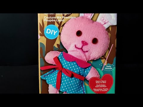 Набор для творчества, шитье игрушки "Зайчик"