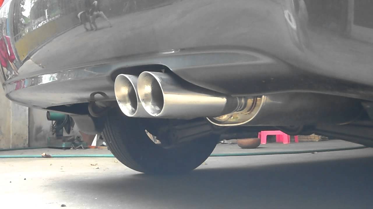 Civic FD 1.8 with Best's Cat-back Exhaust System - Rev - YouTube