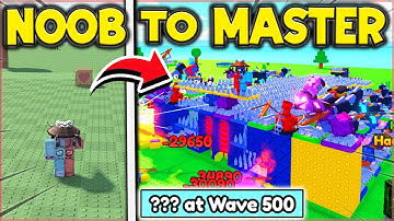 NOOB to MASTER in Build ur Base!! (Roblox)