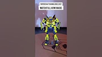 Papercraft Bumblebee. transformers 2007