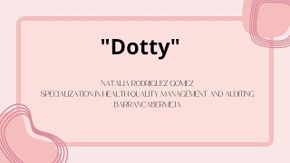Dotty, short film analysis, Natalia Rodríguez Gómez 