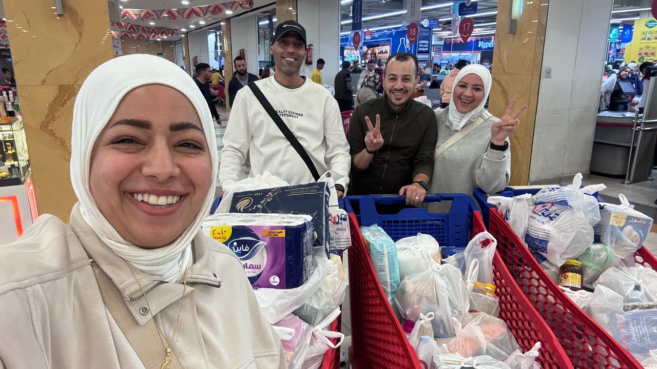 فلسنا إجوازنا🤣مشتريات رمضان تحت الأمطار😭💃🏼