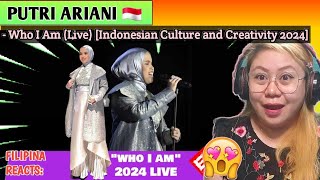 [REACT] : PUTRI ARIANI - Who I Am (Live) / (Indonesian Culture And Creativity 2024)